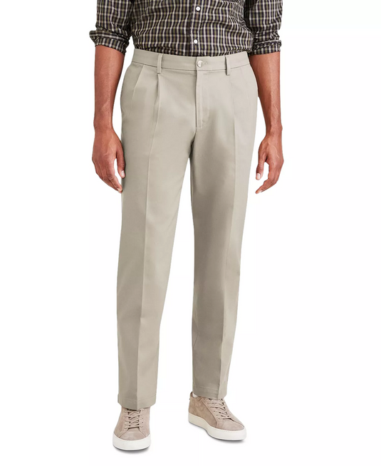 Translation missing: en.Dockers Signature Khaki Pants Cloud 33x30 Classic Fit Stain Defender Pleated