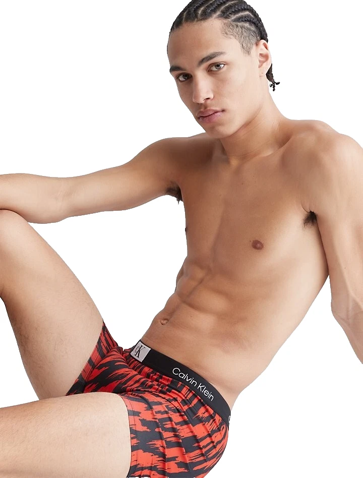 Translation missing: en.Calvin Klein Men's 1996 Micro Boxer Briefs Tiger Stripe Red-XL 40-42W