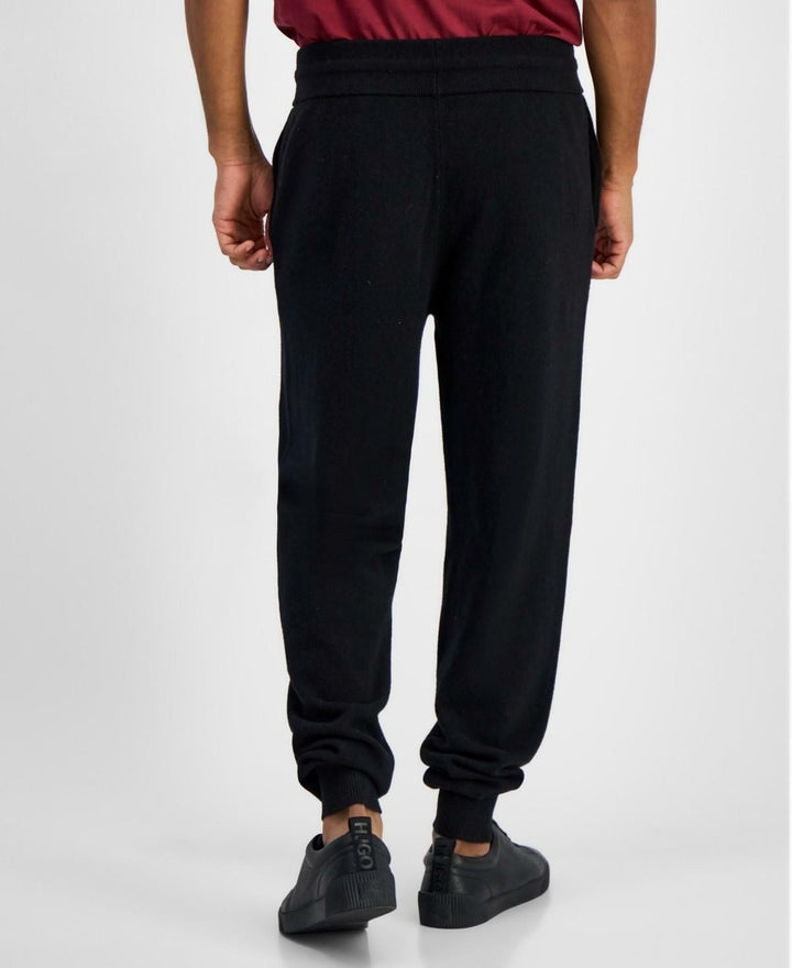 Translation missing: en.Hugo Boss Men's San Steero Relaxed Fit Cropped Drawstring Sweatpants Black-XL