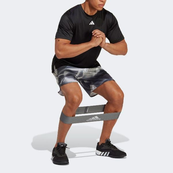 Translation missing: en.adidas Men's Drt Heat.rdy Printed Performance Training Shorts Greys IC2039-XL