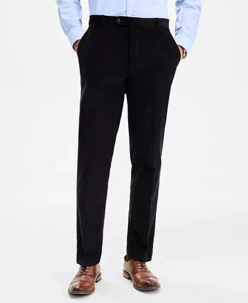 Translation missing: en.Tommy Hilfiger Mens Drew Modern-Fit Solid Corduroy Pants Black DREWPH0A-42x30