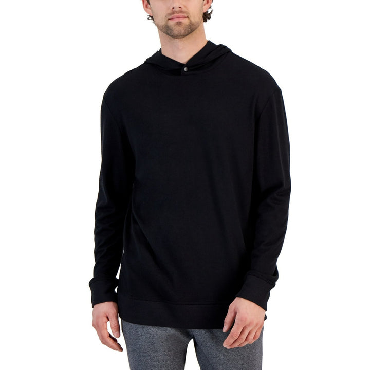 Translation missing: en.Alfani Men's Refined Hoodie Deep Black-Small