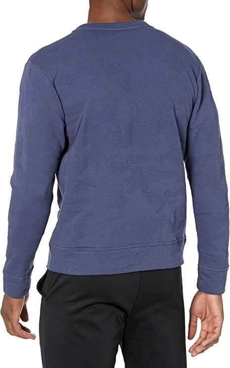 Translation missing: en.Champion Men's Textured Sport Layering Crew Sweatshirt Classic Sky Blue-Large