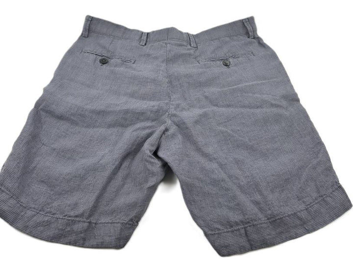 Translation missing: en.The Men's Store at Major Dept Store Linen Micro-Houndstooth Sport Shorts Navy-40