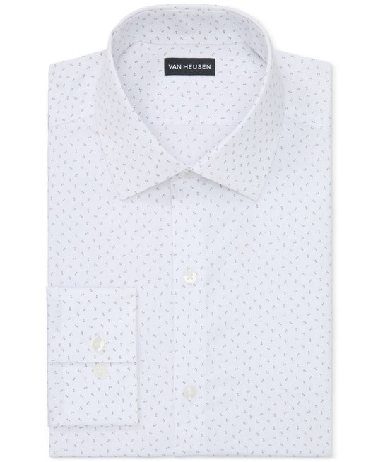 Translation missing: en.Van Heusen Men's Regular-Fit Wrinkle-Free Dress Shirt - Pink Pearl-16-16.5 34/35
