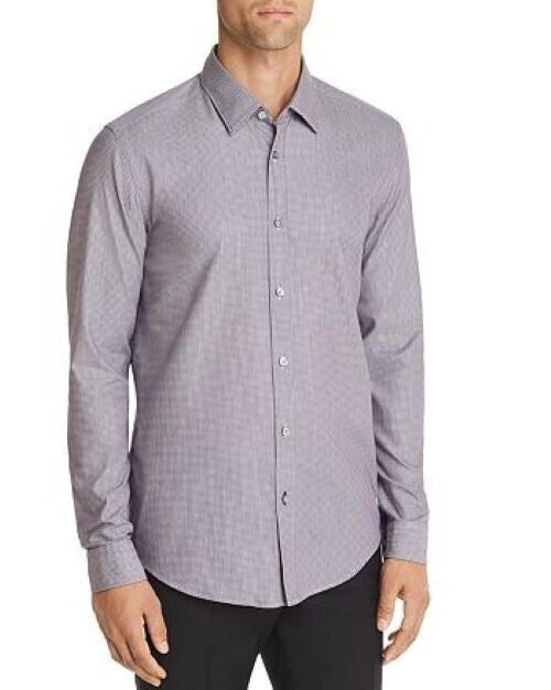 Translation missing: en.Hugo Boss Men's Lukas 53 Regular-Fit Shirt in Deep Purple-Size Small