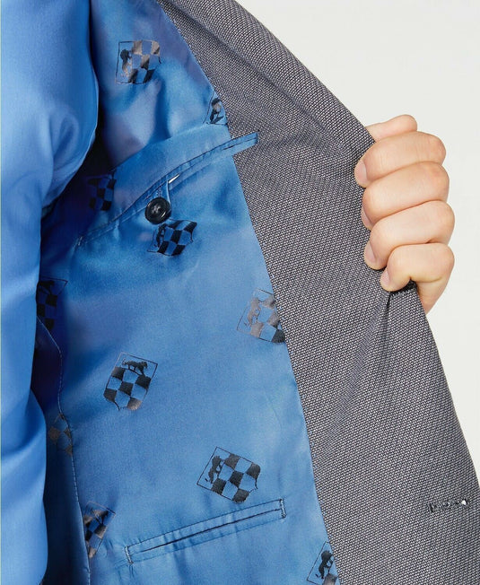 Translation missing: en.Vince Camuto Men's Slim-Fit Stretch Wrinkle-Resistant Suit Jacket Grey-46R