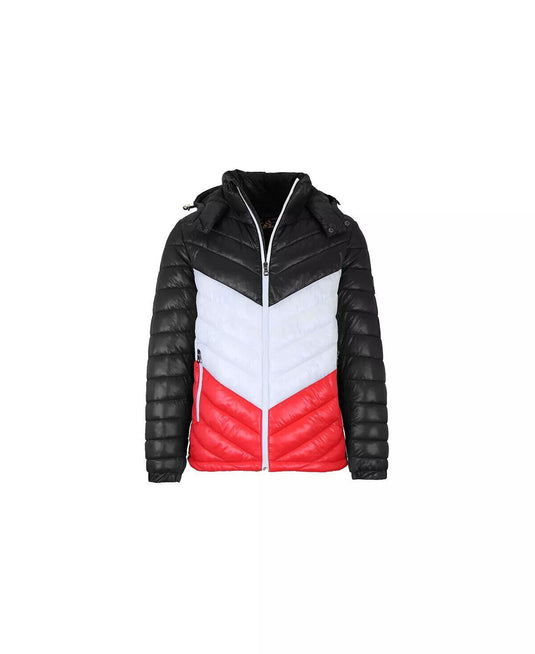 Translation missing: en.Galaxy By Harvic Men's Heavyweight Quilted Hooded Puffer Bubble Jacket Multi-XL