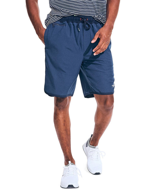 Translation missing: en.Nautica Men's 9" Stretch Performance Shorts in Deep Dive Wash Blue-Small 28-30W
