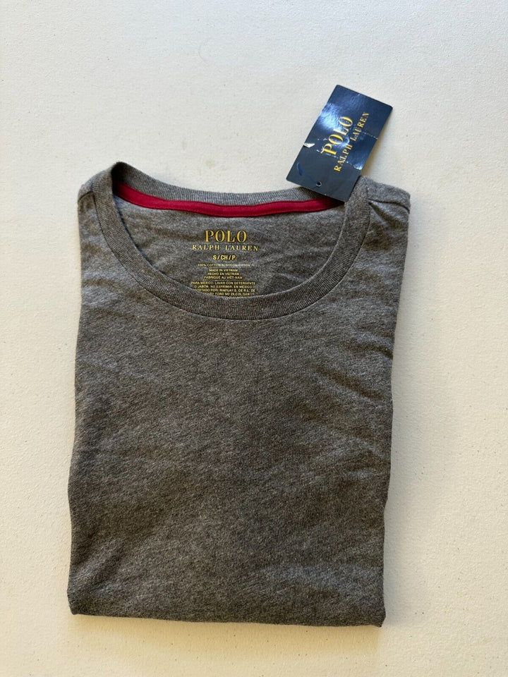 Translation missing: en.Polo Ralph Lauren Men's Cotton Crewneck Sleep Undershirt in Charcoal-Small