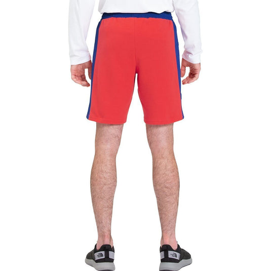 Translation missing: en.The North Face Men's Tech Shorts in Horizon Red/TNF Blue-Size XL