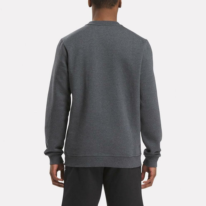 Translation missing: en.Reebok Identity Sweatshirt Dark Grey Heather Size XL Logo Fleece Crewneck