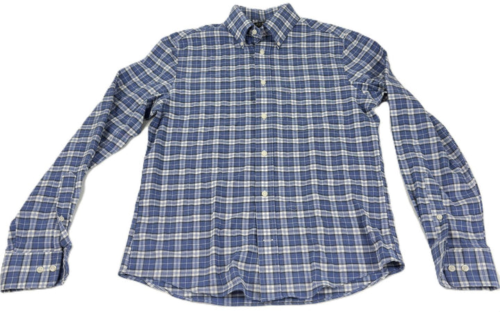 Translation missing: en.Polo Ralph Lauren Mens Soft Stretch Plaid Reg Fit Shirt Shetland Blue-Small