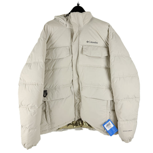 Translation missing: en.Columbia Mens Landroamer Hooded Puffer Parka Jacket Omni Heat Dark Stone-Size XL