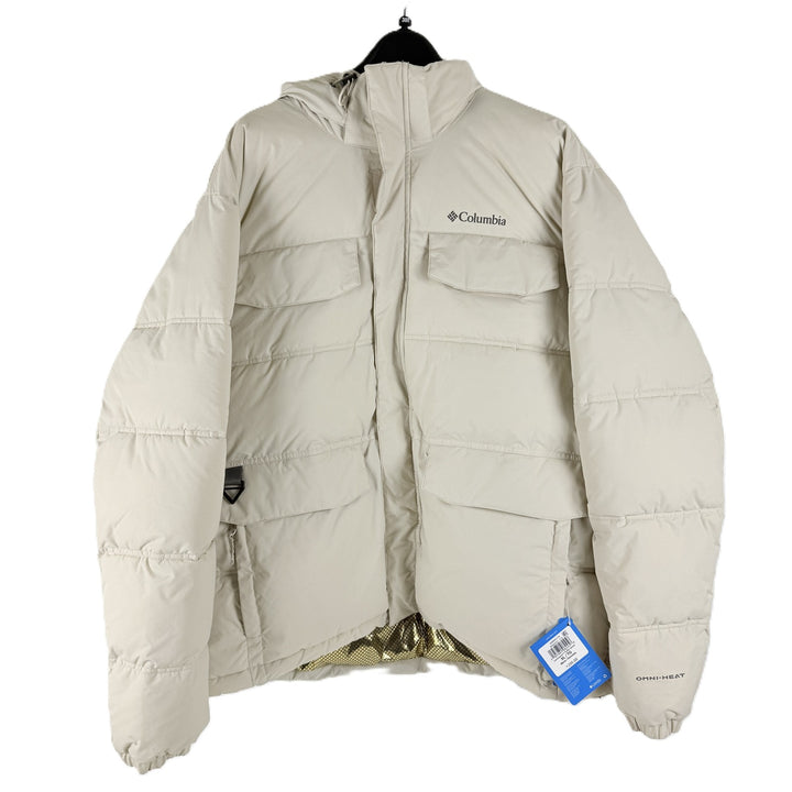 Translation missing: en.Columbia Mens Landroamer Hooded Puffer Parka Jacket Omni Heat Dark Stone-Size XL