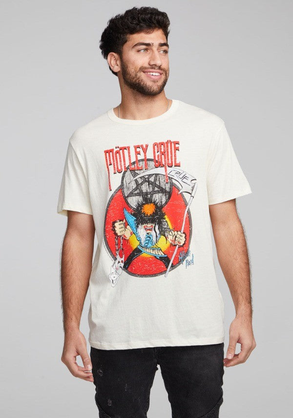 Translation missing: en.Chaser Premium Cotton Motley Crue Graphic Tee in Almond-Small
