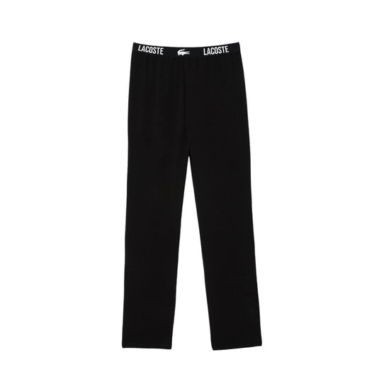 Translation missing: en.Lacoste Men's Straight Leg Pajama Pant Black Size XL With Croc Waistband Jersey