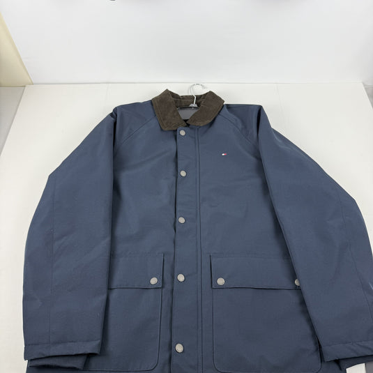 Translation missing: en.Tommy Hilfiger Men's Barn Corduroy-Collar Long-Sleeve Jacket Navy-Large