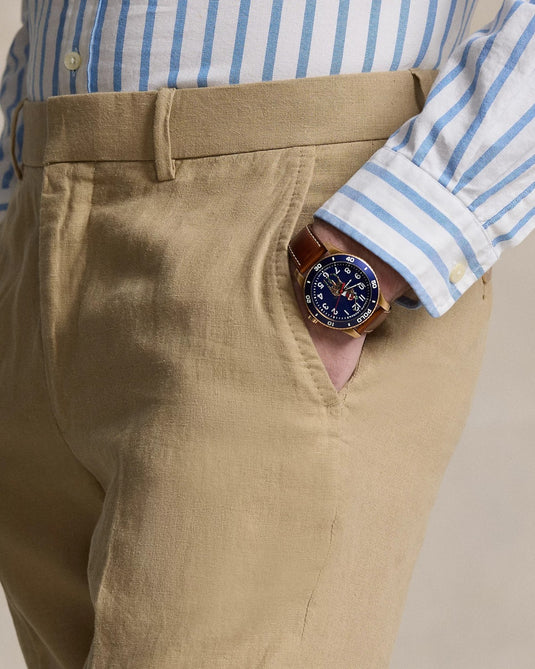 Translation missing: en.Polo Ralph Lauren Dress Pants Men's 38x30 Coastal Beige Linen Trousers