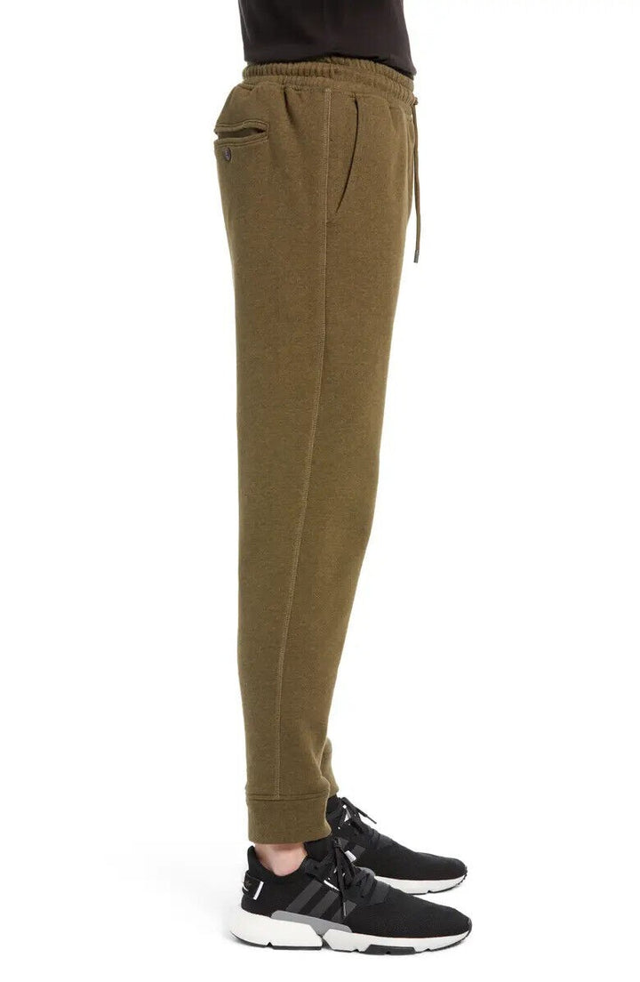 Translation missing: en.ATM Anthony Thomas Melillo Mélange French Terry Joggers in Olive Heather-XL