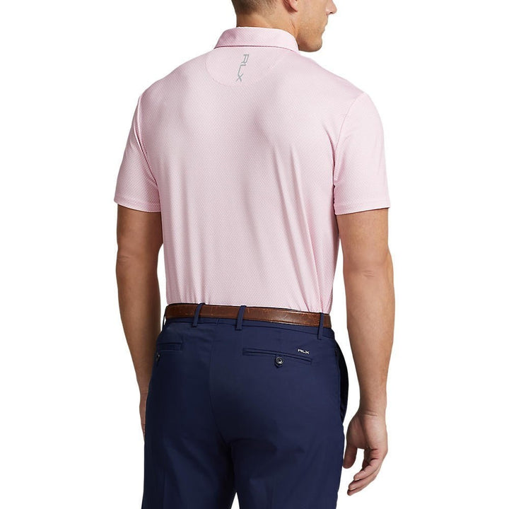 Translation missing: en.RLX Ralph Lauren Men's Pin Dot Airflow Performance Polo Golf Shirt Pink-2XL