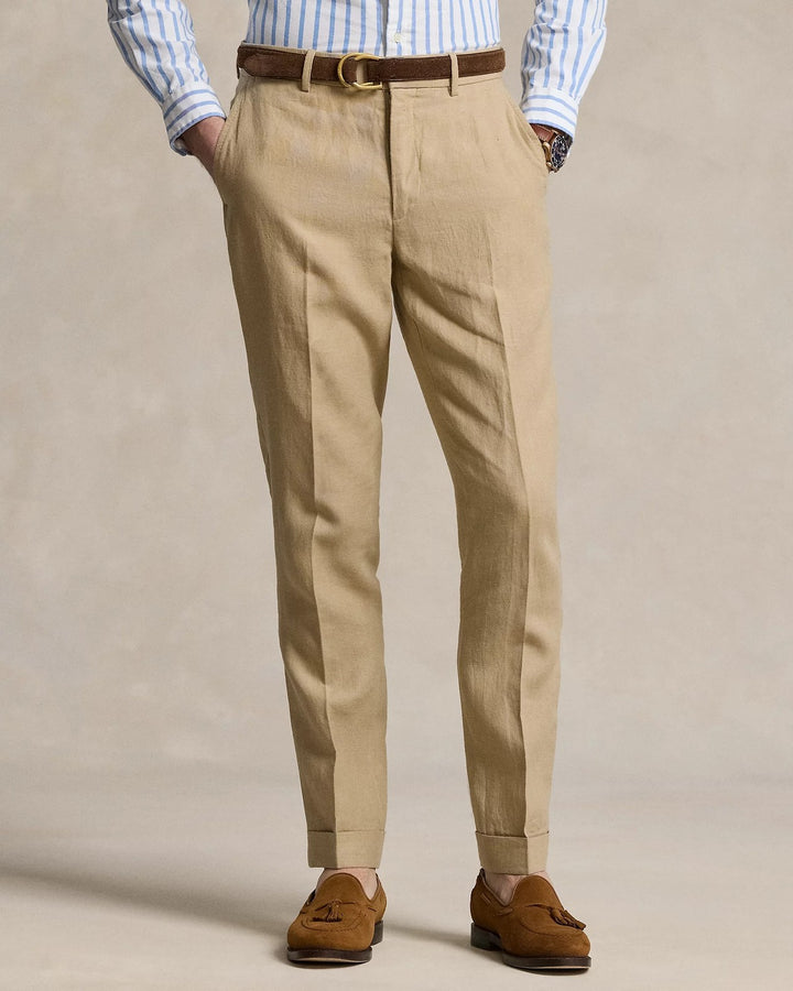 Translation missing: en.Polo Ralph Lauren Dress Pants Men's 38x30 Coastal Beige Linen Trousers