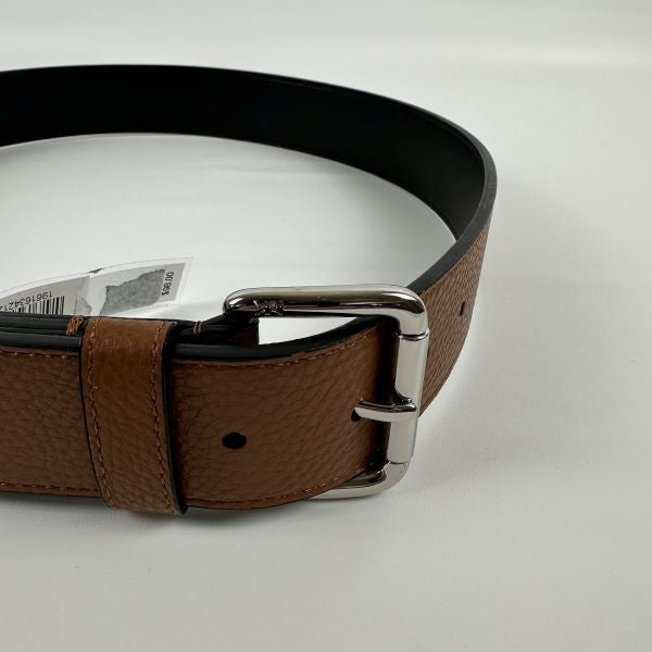 Translation missing: en.Michael Kors Mens Pebble Leather Jean Belt Brown-Size 32