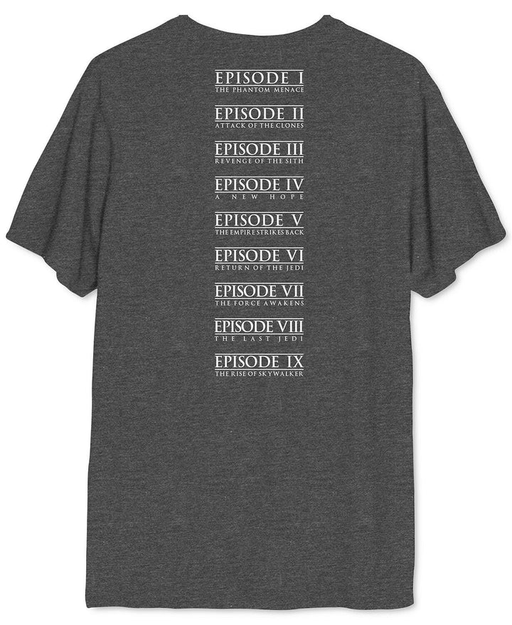 Translation missing: en.Hybrid Star Wars Logo Men's T-Shirt Charcoal Heather-Small