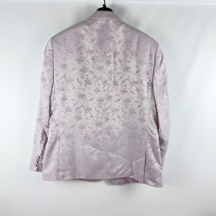 Translation missing: en.Alfani Evening Jacket Men's 36R Pink Slim-Fit Floral Peak Lapels Dinner Jacket