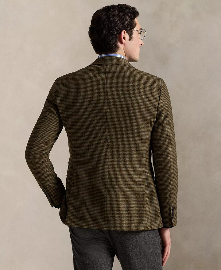 Translation missing: en.Polo Ralph Lauren Men's Modern Houndstooth Wool-Blend Sport Coat Olive/Loden-44L
