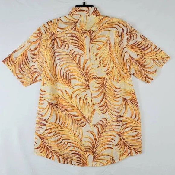 Translation missing: en.Club Room Men's Short-Sleeve Elevated Beach Palms Shirt Desert Sun-Small