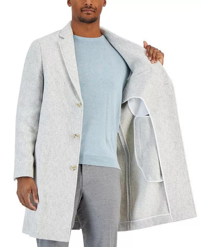 Translation missing: en.Alfani Men's Bruno Regular-Fit Textured Coat Vanilla Ice-Large 40-42
