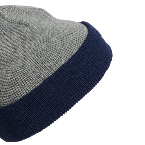 Translation missing: en.adidas Originals Unisex Sunday Cuff Beanie, Heather Grey Night Indigo Black, O/S