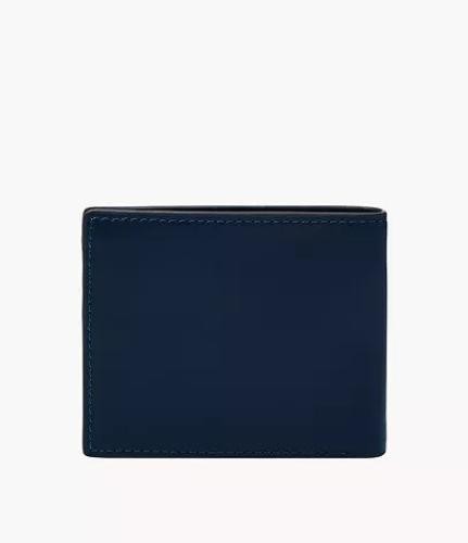 Translation missing: en.Fossil Mens Steven Bifold Wallet ML4521406 Midnight Navy 4.5" x 0.5" x 3.5"