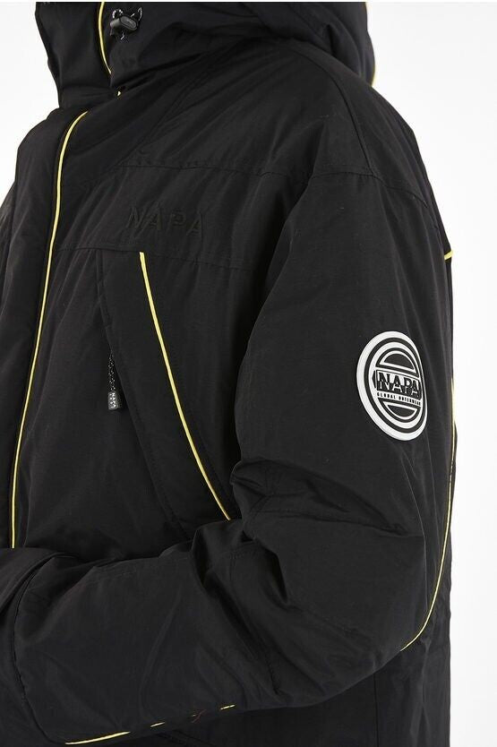 Translation missing: en.Napapijri Mens Epoch Cold Weather Short Coat in Black-Size Small
