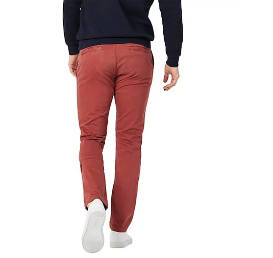Translation missing: en.Mavi Johnny Rose Wood Slim Leg Twill Pants Red -Size 28/32