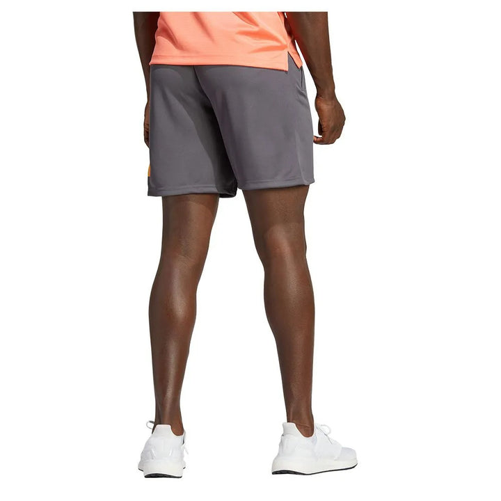 Translation missing: en.adidas Men's Train Essentials Camo-Filled Logo Training Shorts Gray/Orange-Small