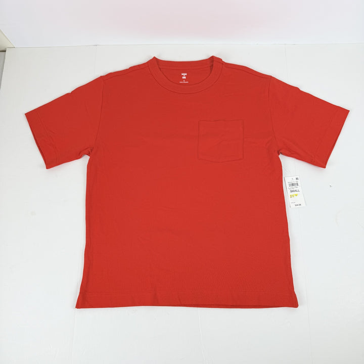 Translation missing: en.Mode of One Men's Relaxed-Fit All Cotton Pocket T-Shirt Fiery Red-Small