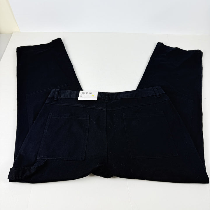 Translation missing: en.Mode of One Men's Twill Utility Pants 36X31 Deep Black Relaxed Stretch Fit
