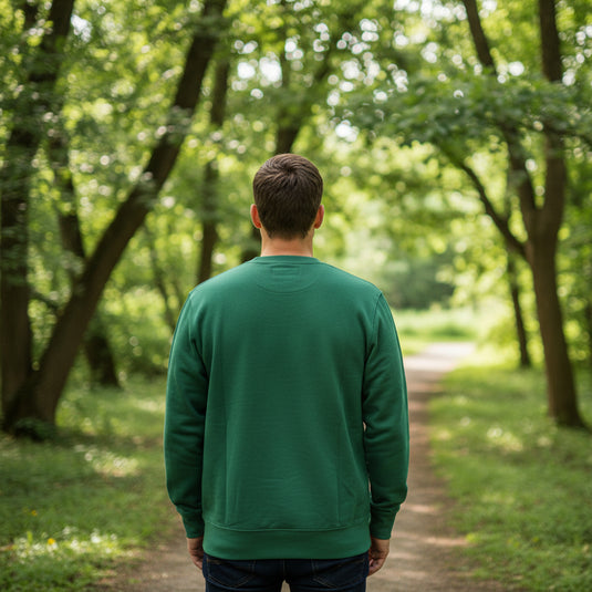 Translation missing: en.all good things are welcome here sweatshirt  green