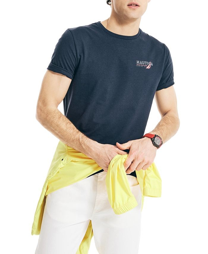 Translation missing: en.Nautica Men's Sustainably Crafted Ocean Challenge Graphic T-Shirt Navy-Small