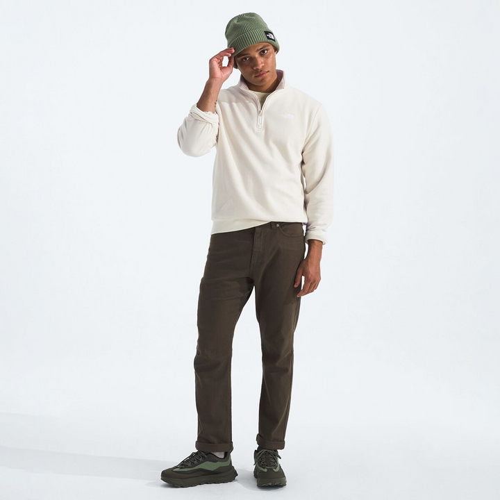 Translation missing: en.The North Face Mens Evolution Quarter-Zip Sweatshirt Cotton Blend White Dune-2XL