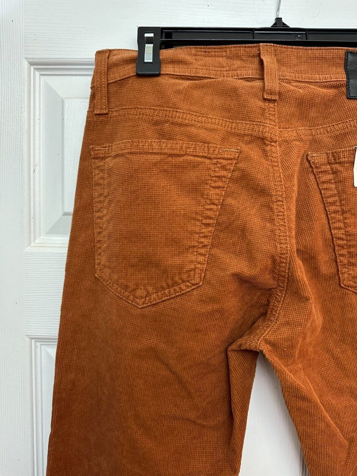 Translation missing: en.AG Tellis Men's Modern Slim Fit Corduroy Jeans in Clay Stone-31/34
