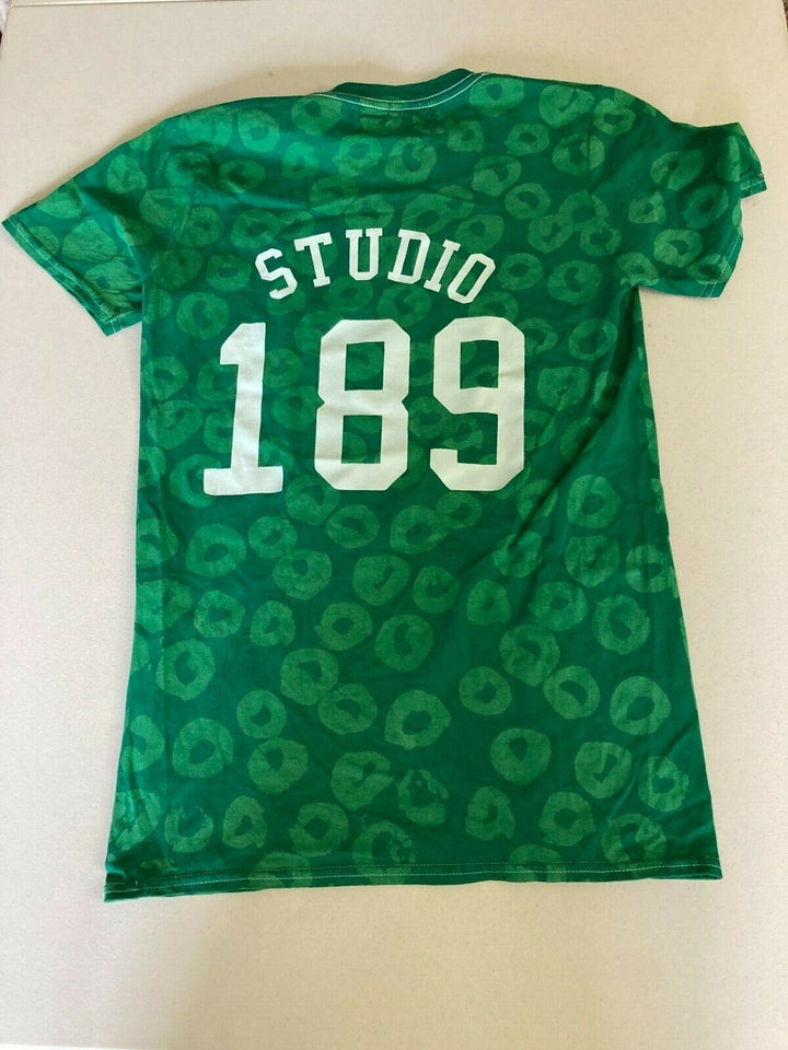 Translation missing: en.Studio 189 Men's Hand Batik All Cotton Bubble Dots Tee Shirt in Green-Medium