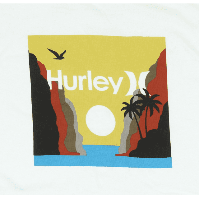 Translation missing: en.Hurley Mens Everyday Washed Lagoon and Only Tee in White-2XL