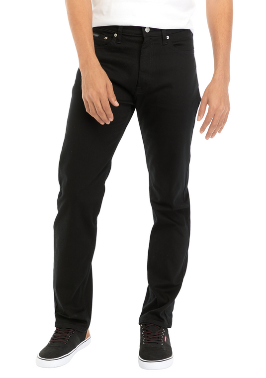 Translation missing: en.Calvin Klein Men's Standard Straight-Fit Stretch Jeans  Forever Black- 36x32