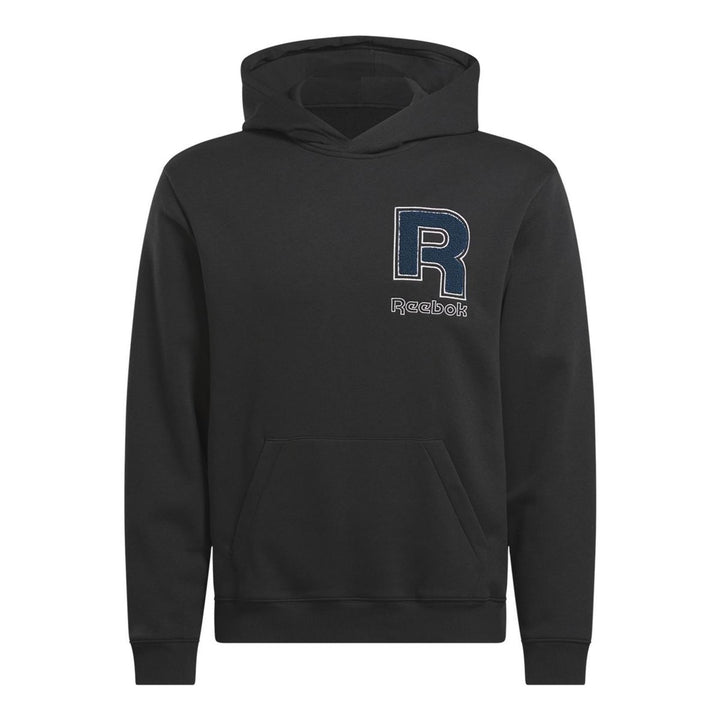 Translation missing: en.Reebok Men's Reg-Fit Identity Chenille Hoodie Sweatshirt, Black, Size Small