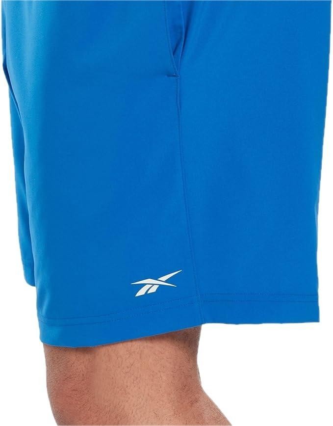 Translation missing: en.Reebok Workout Ready Shorts Vector Blue Size Medium Woven 9Inseam Reg Fit