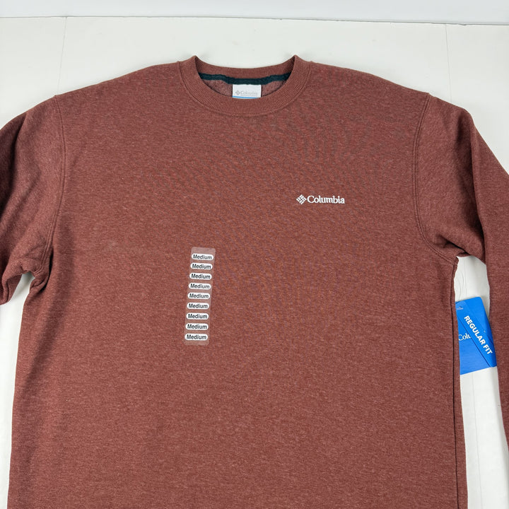 Translation missing: en.Columbia Men's Hart Mountain II Crew Neck Sweatshirt - Spice Heather-Size Medium