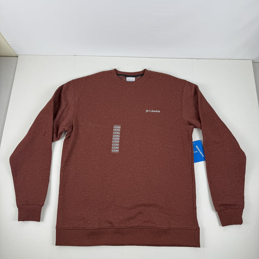 Translation missing: en.Columbia Men's Hart Mountain II Crew Neck Sweatshirt - Spice Heather-Size Medium